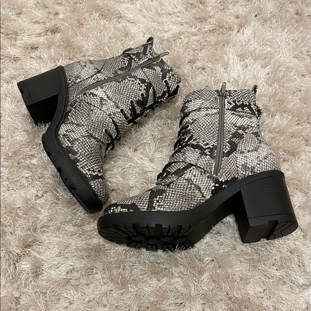 Chunky Block Heel Bootie - image 2